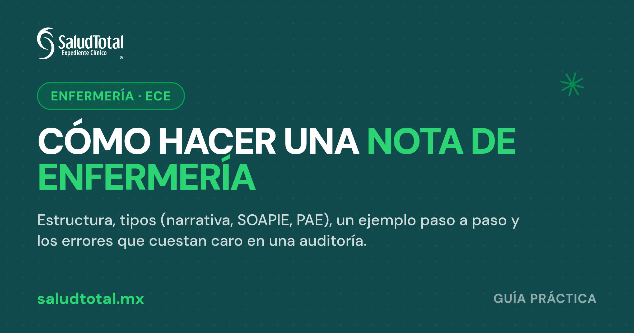 Cómo Hacer una Nota de Enfermería: Estructura y Ejemplos